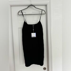 Missguided Black Slip Dress